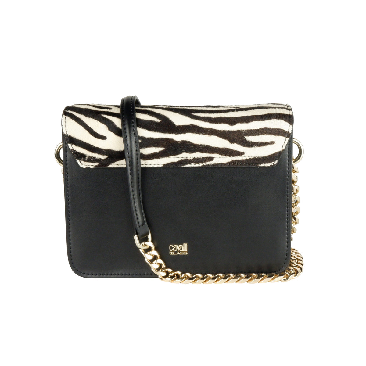 CAVALLINO 23 BAG IN BLACK LAMBSKIN