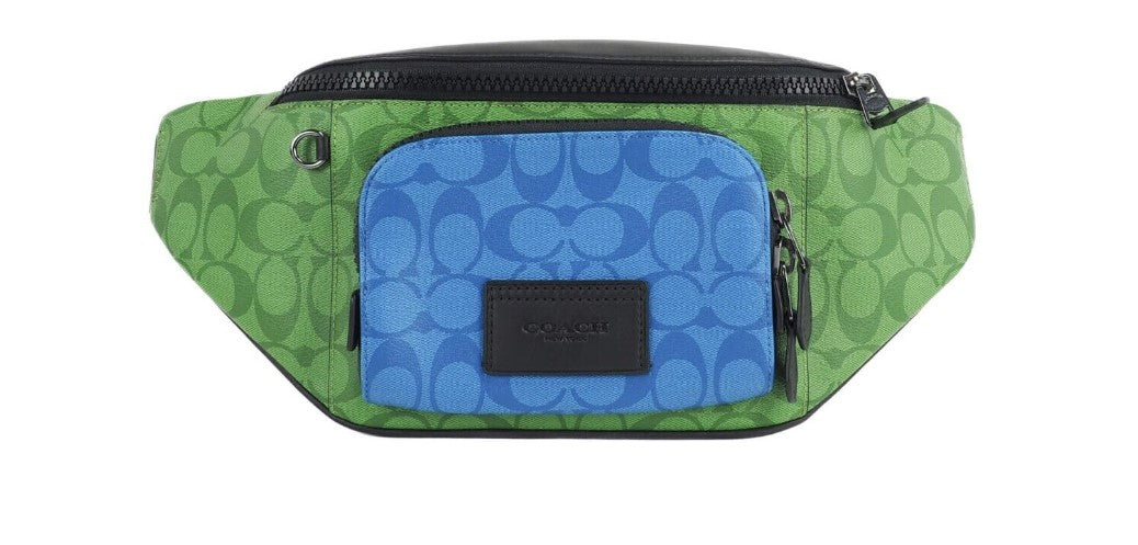 Neon lime COACH belt bag newest